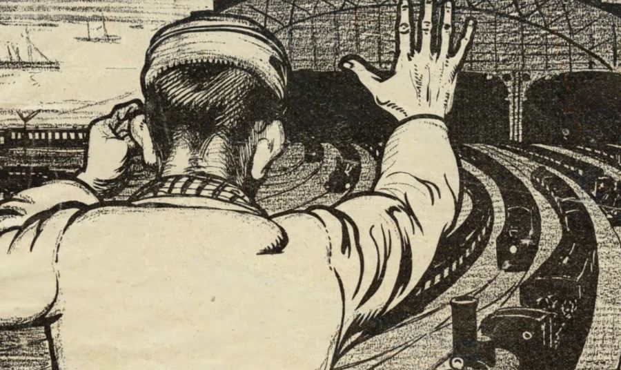 gansch het raderwerk staat stil