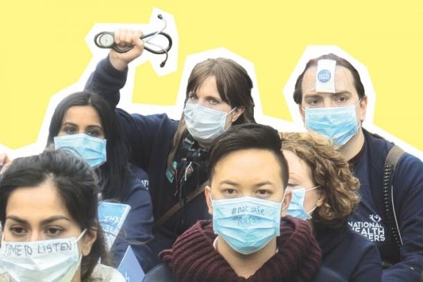 zorgwerkers in de strijd