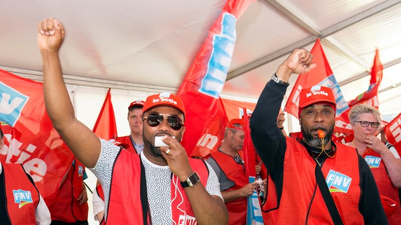 fnv beveiligers in actie