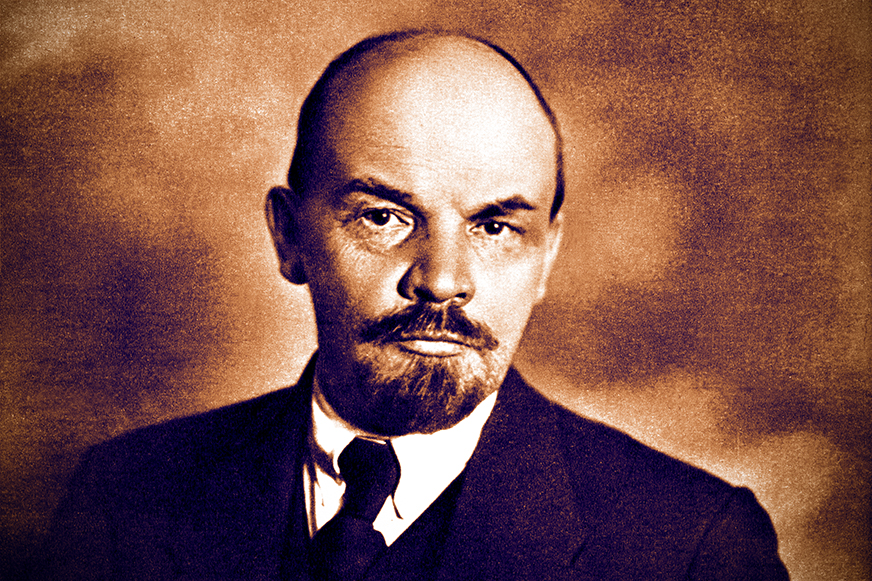 portret lenin in 1920