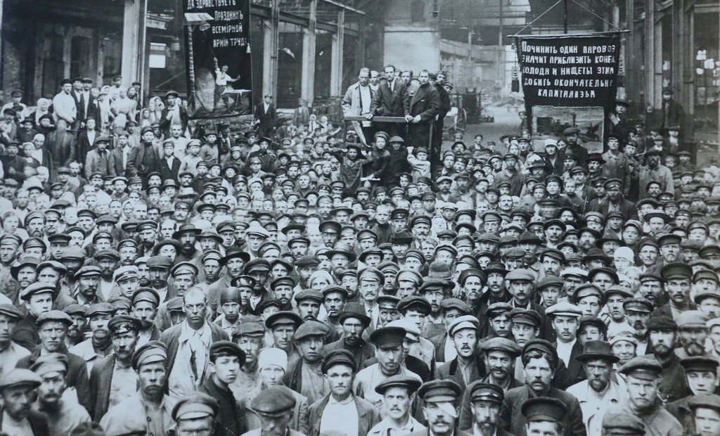 arbeidersvergadering Putilov-fabriek