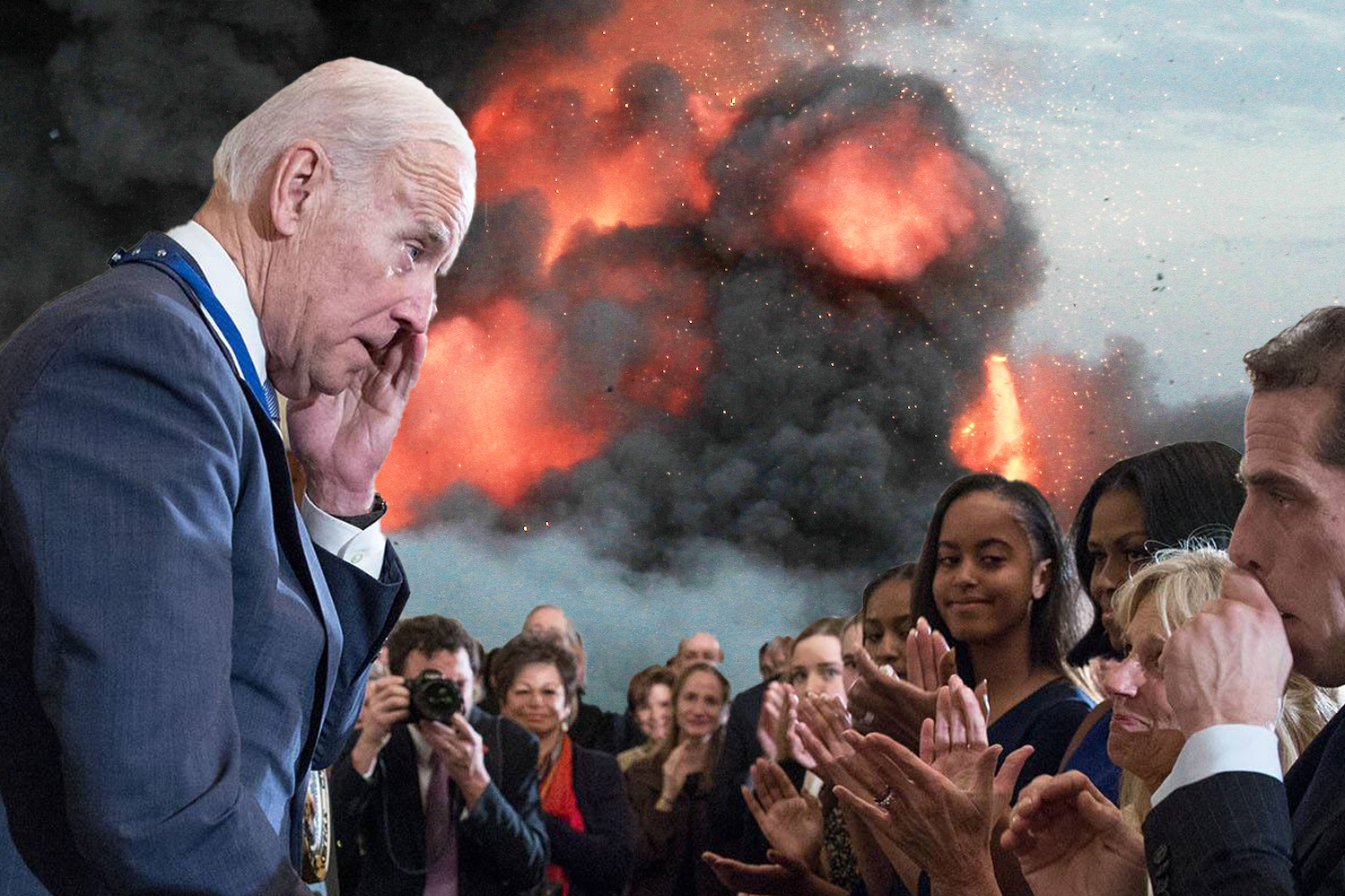 Biden huilt krokodillentranen terwijl Gaza in as ligt