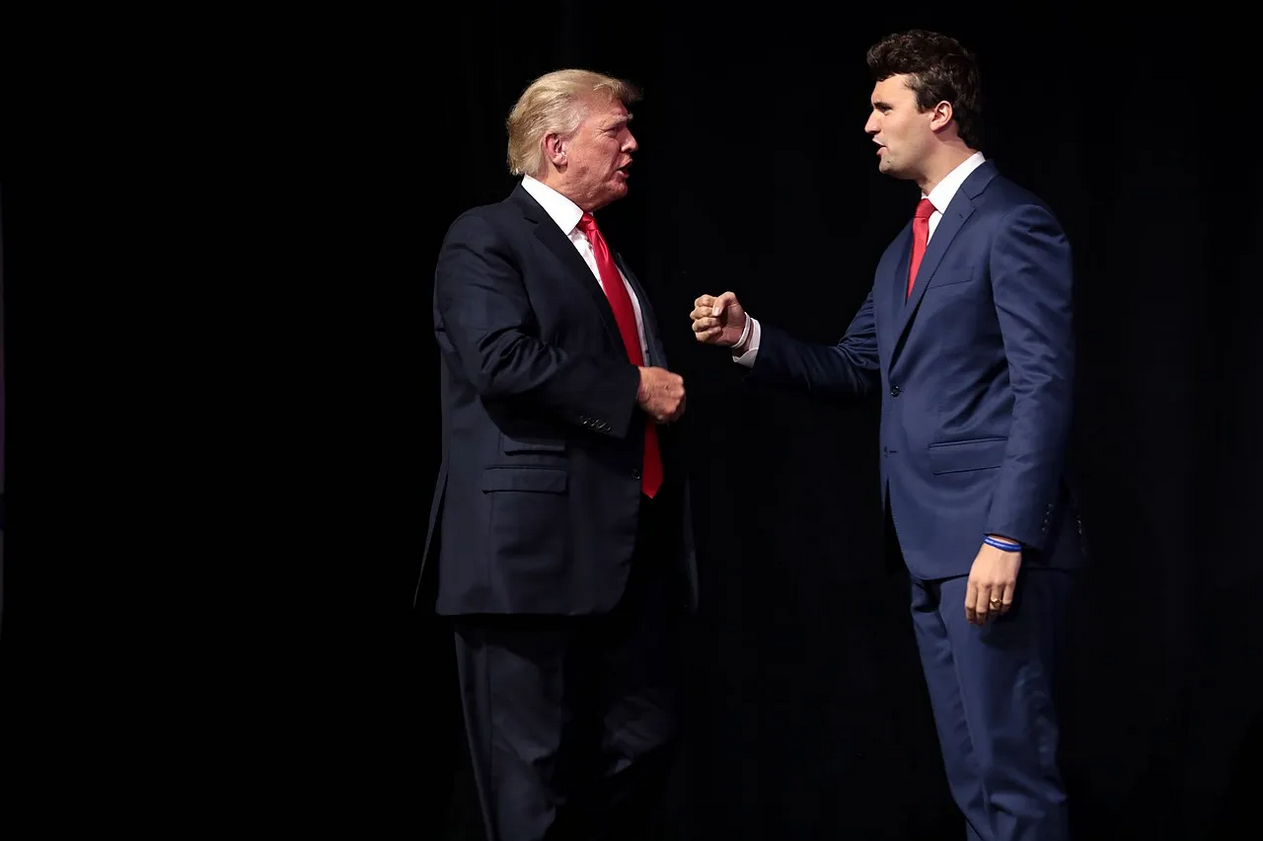Donald Trump en Charlie Kirk