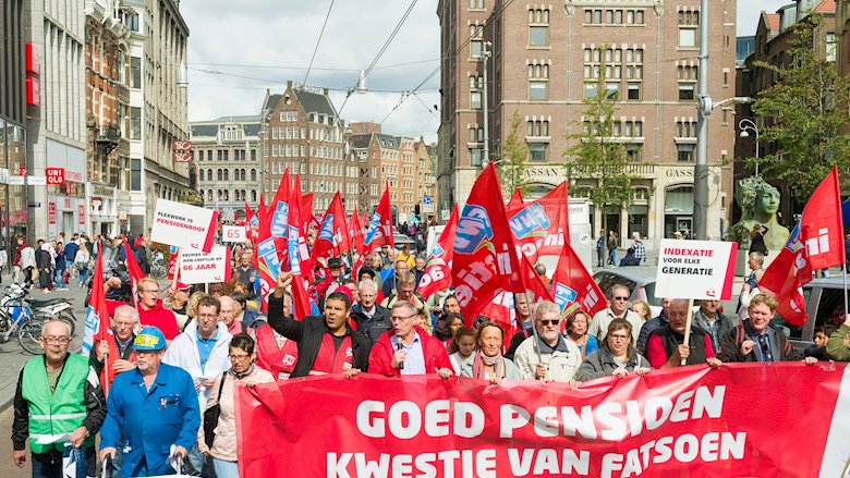 Solidariteit met de pensioenstakers