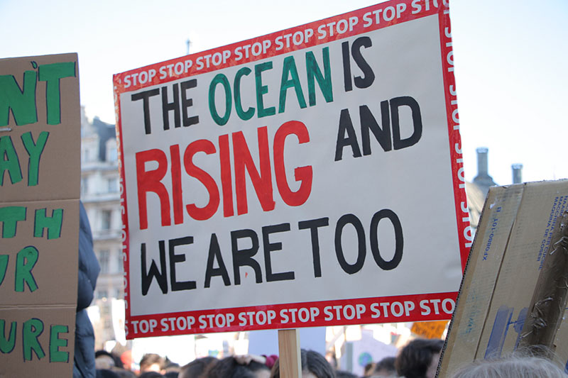 the oceans are rising and we are too